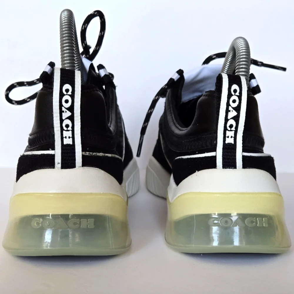 Coach City Sole runners size 8B black and white EUC - Picture 5 of 8